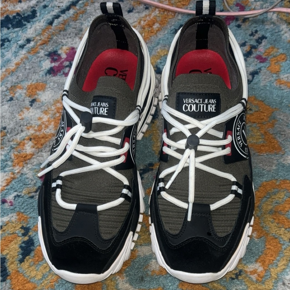 Versace gym shoes worn 2 times original price $400
